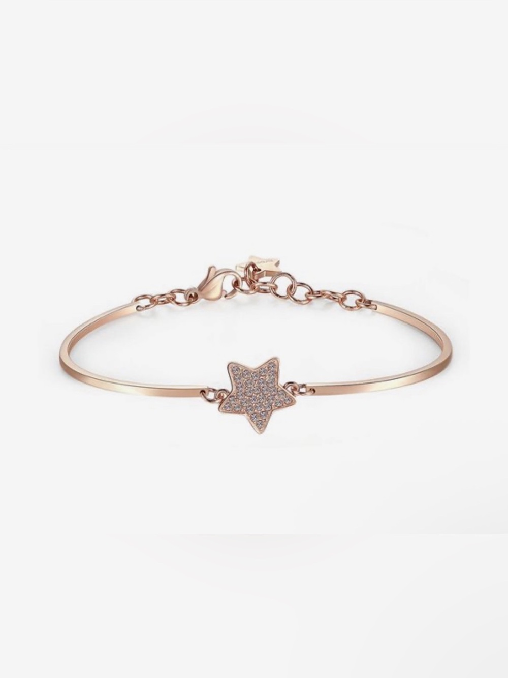 Brosway Italia Bracelet Chakra Star ‘Shine’ Rose Gold BHK364 Stainless Steel New